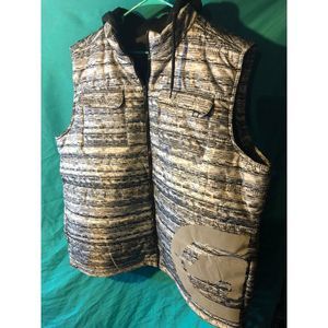 Ecko Unlimited Mens Puffer Vest Gray / Black 3X